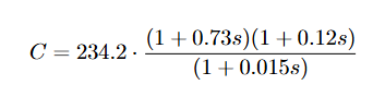 Experimental root locus for compensator
