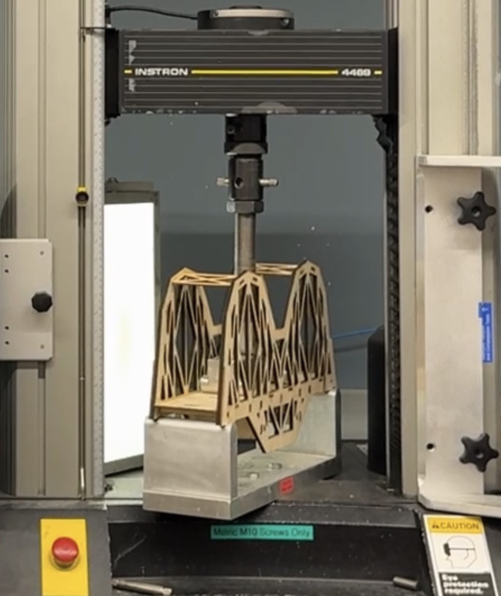 Bridge testing setup